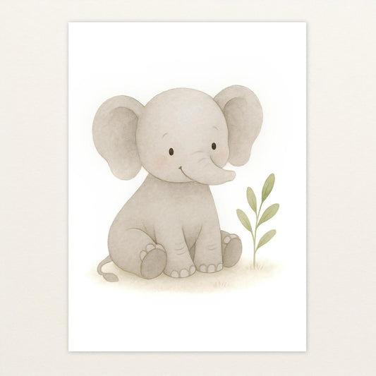Emil der Elefant Poster von tinylearner