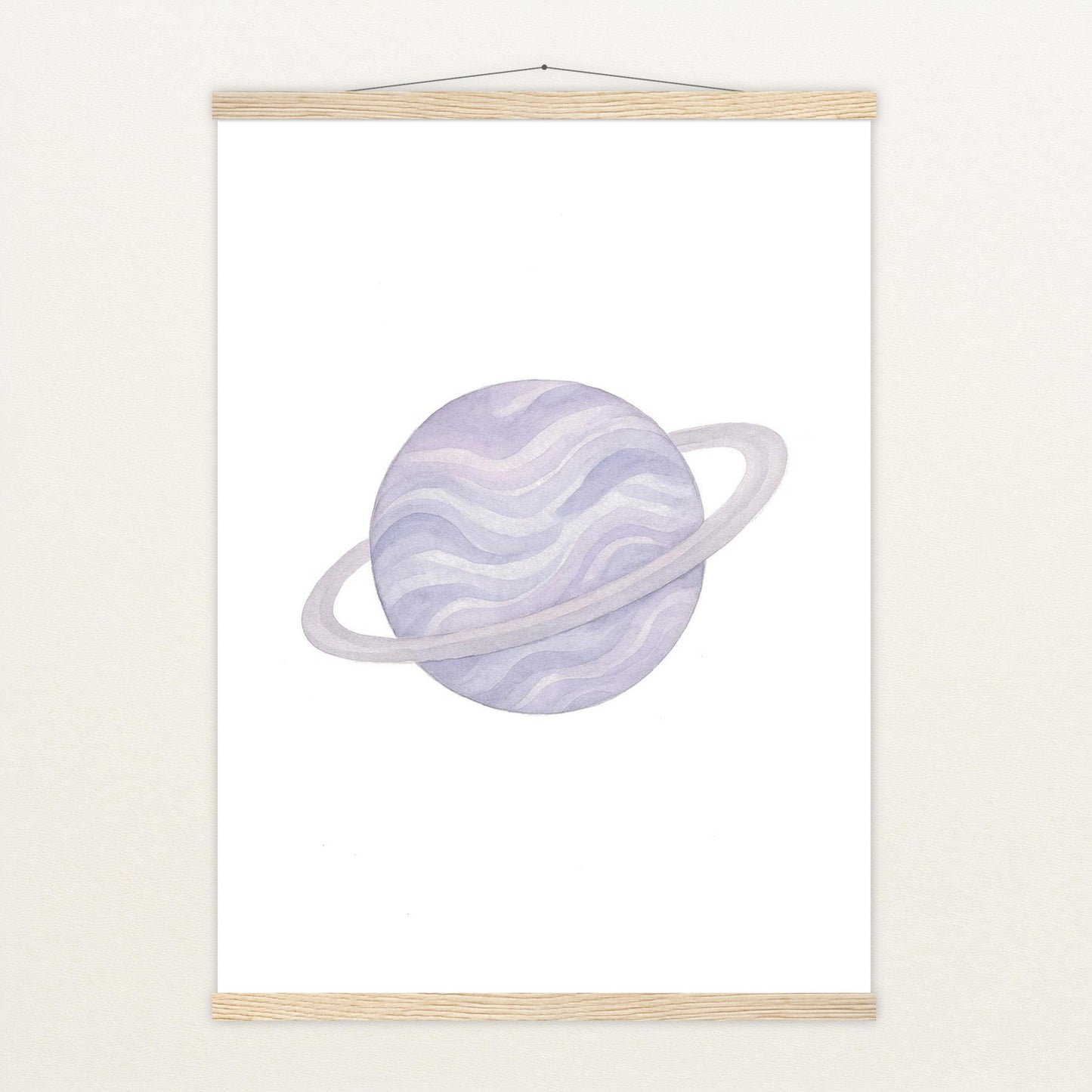 Planet Poster mit Leisten von tinylearner