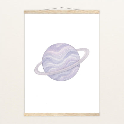 Planet Poster mit Leisten von tinylearner