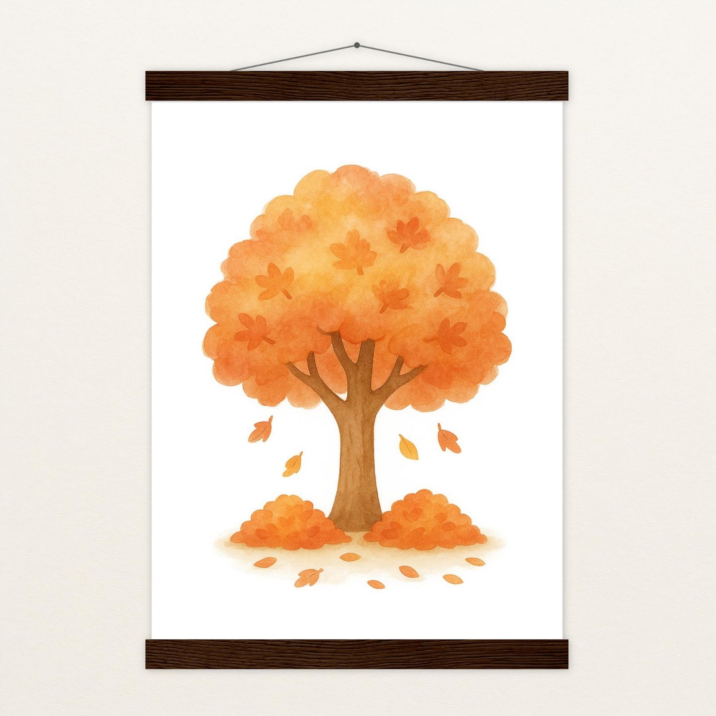 Ahornbaum Poster mit Leisten von tinylearner