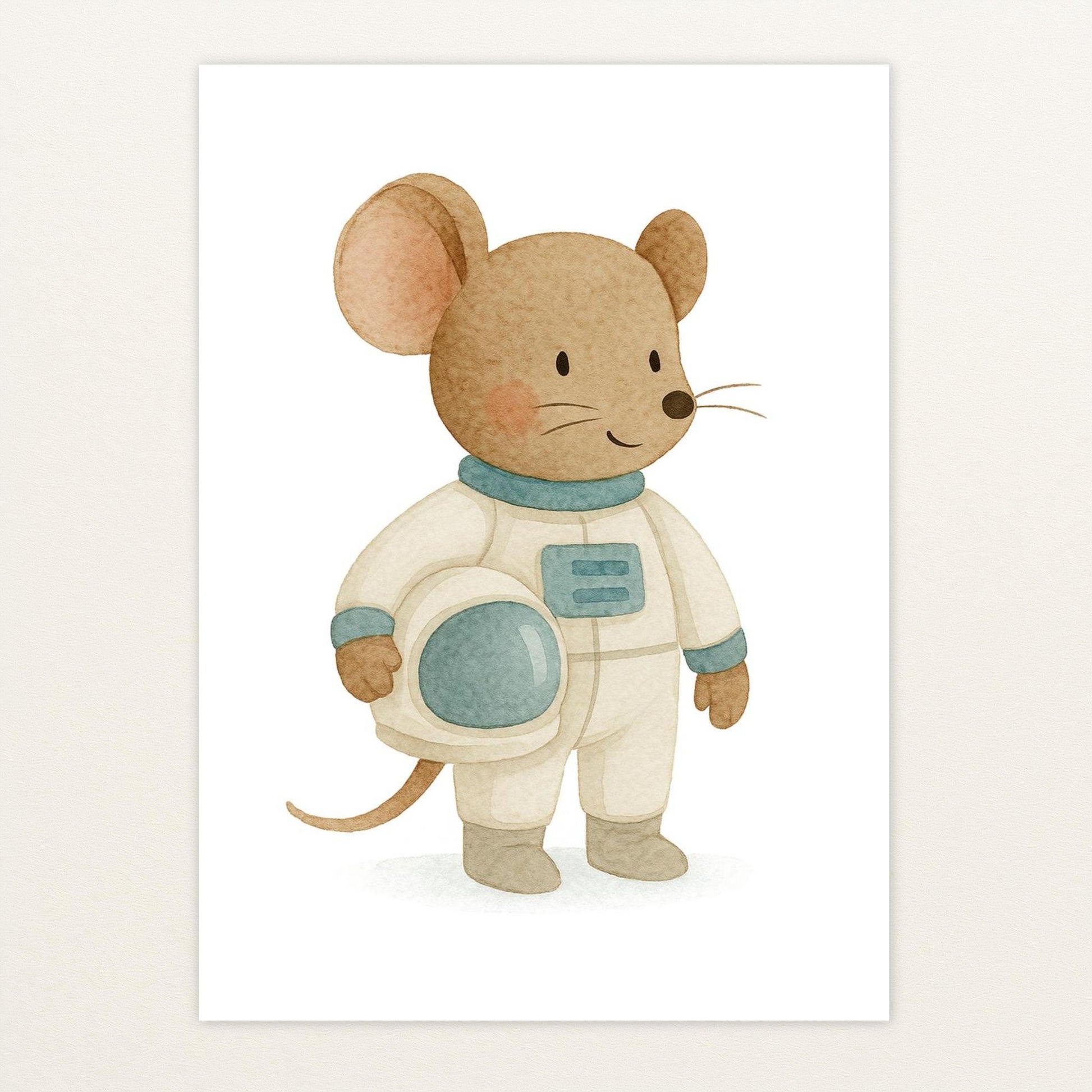 Mimi die Maus - Motiv: "Astronaut" Poster von tinylearner