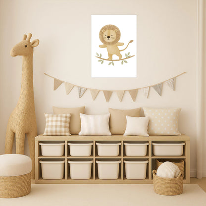 Leo der Löwe - Motiv: "Seiltanz" Poster von tinylearner