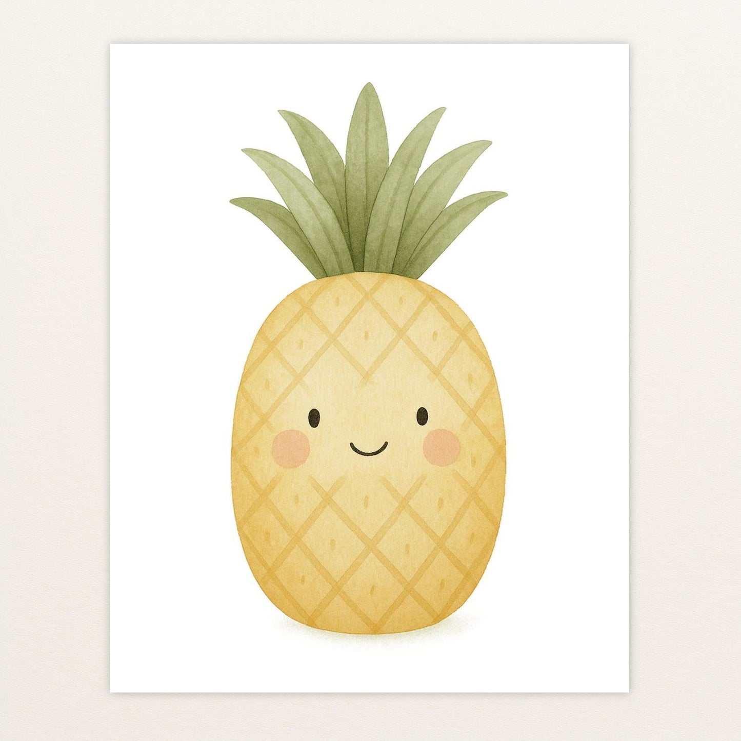 Obst: Ananas Poster von tinylearner