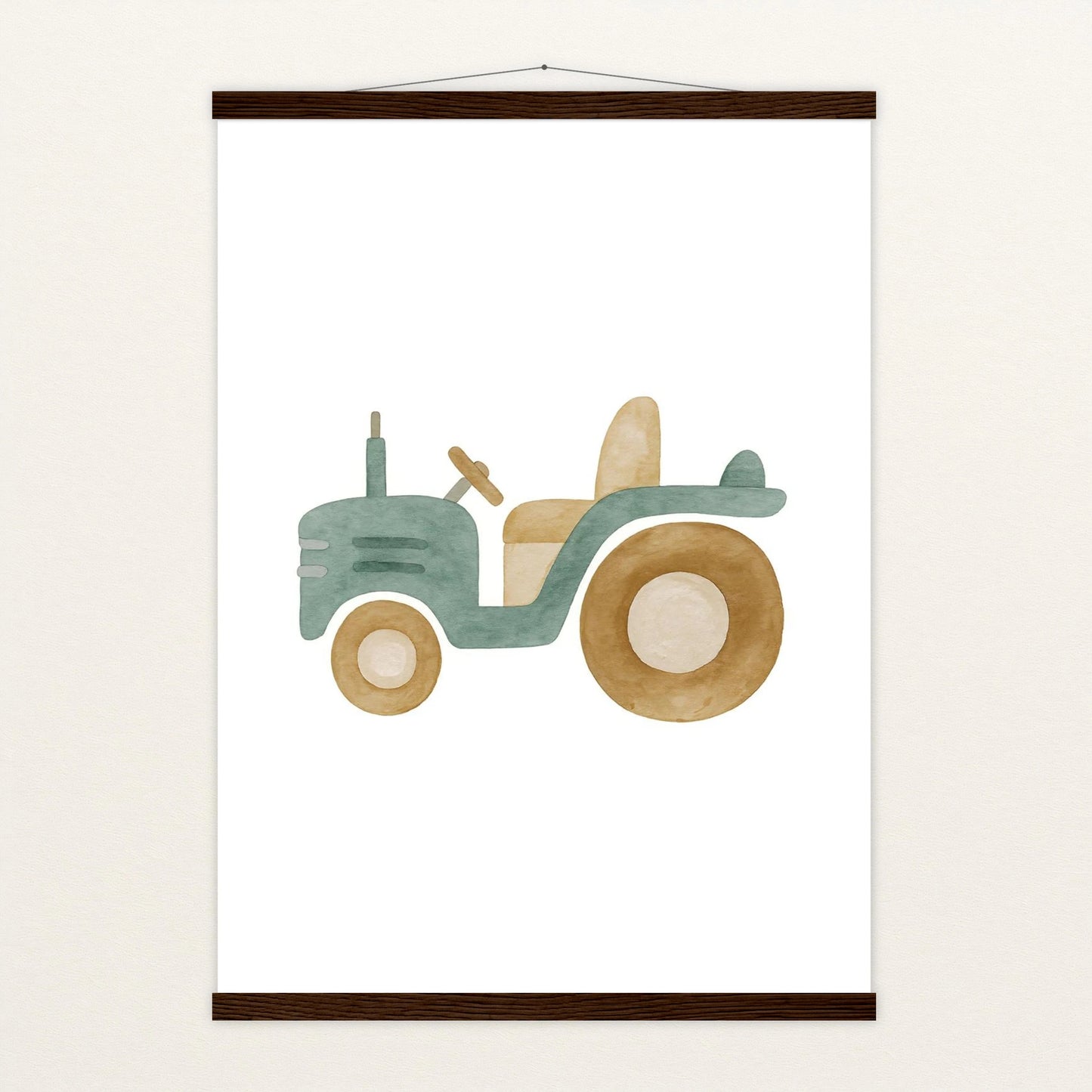 Traktor Poster mit Leisten von tinylearner