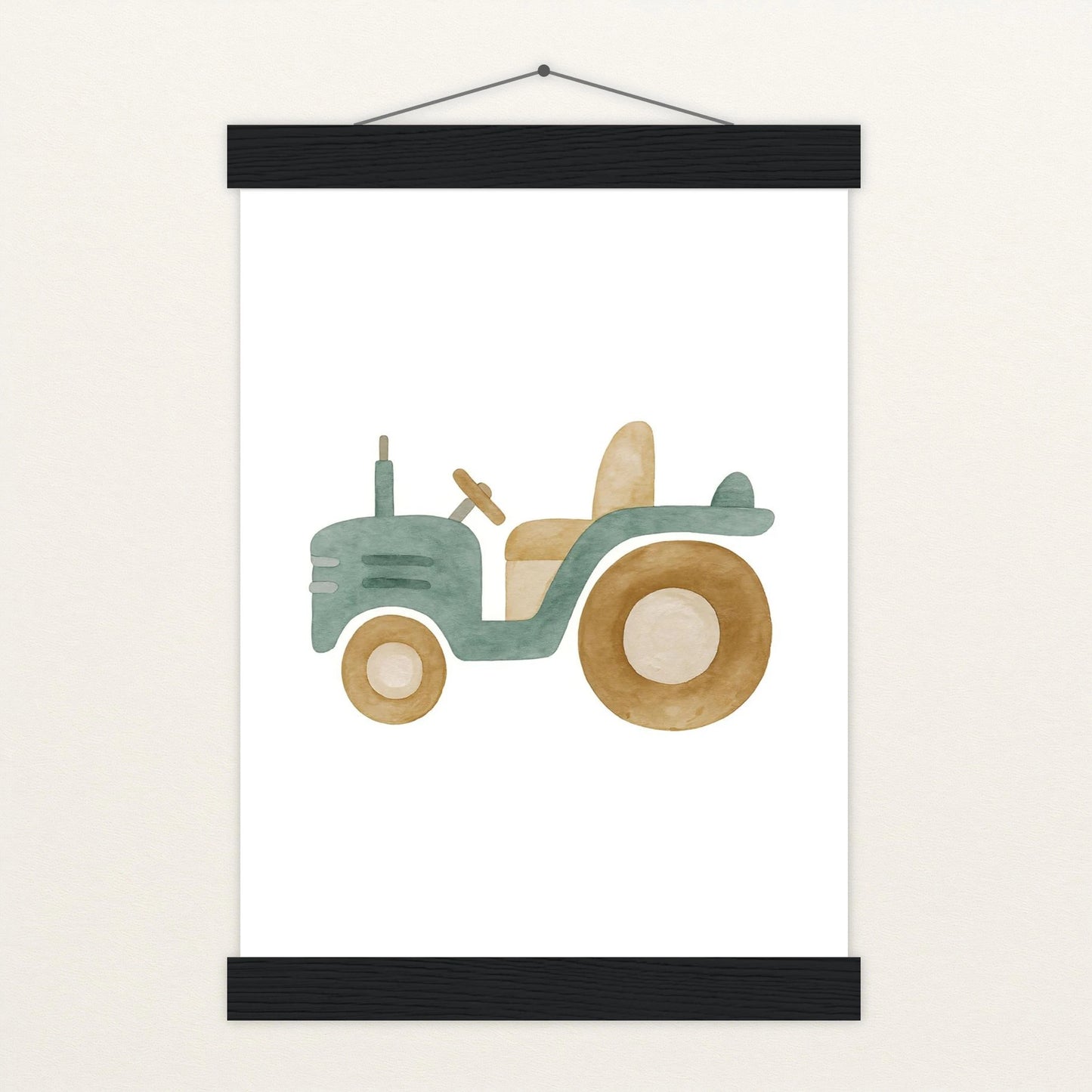 Traktor Poster mit Leisten von tinylearner