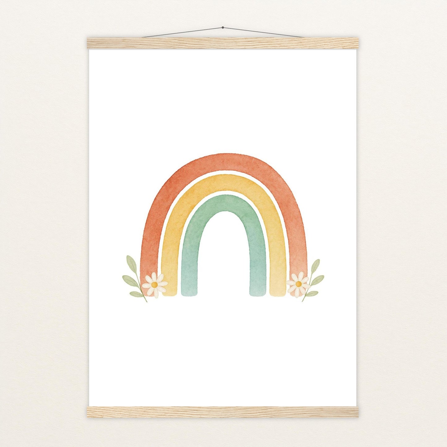 Regenbogen Poster mit Leisten von tinylearner