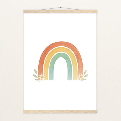 Regenbogen Poster mit Leisten von tinylearner