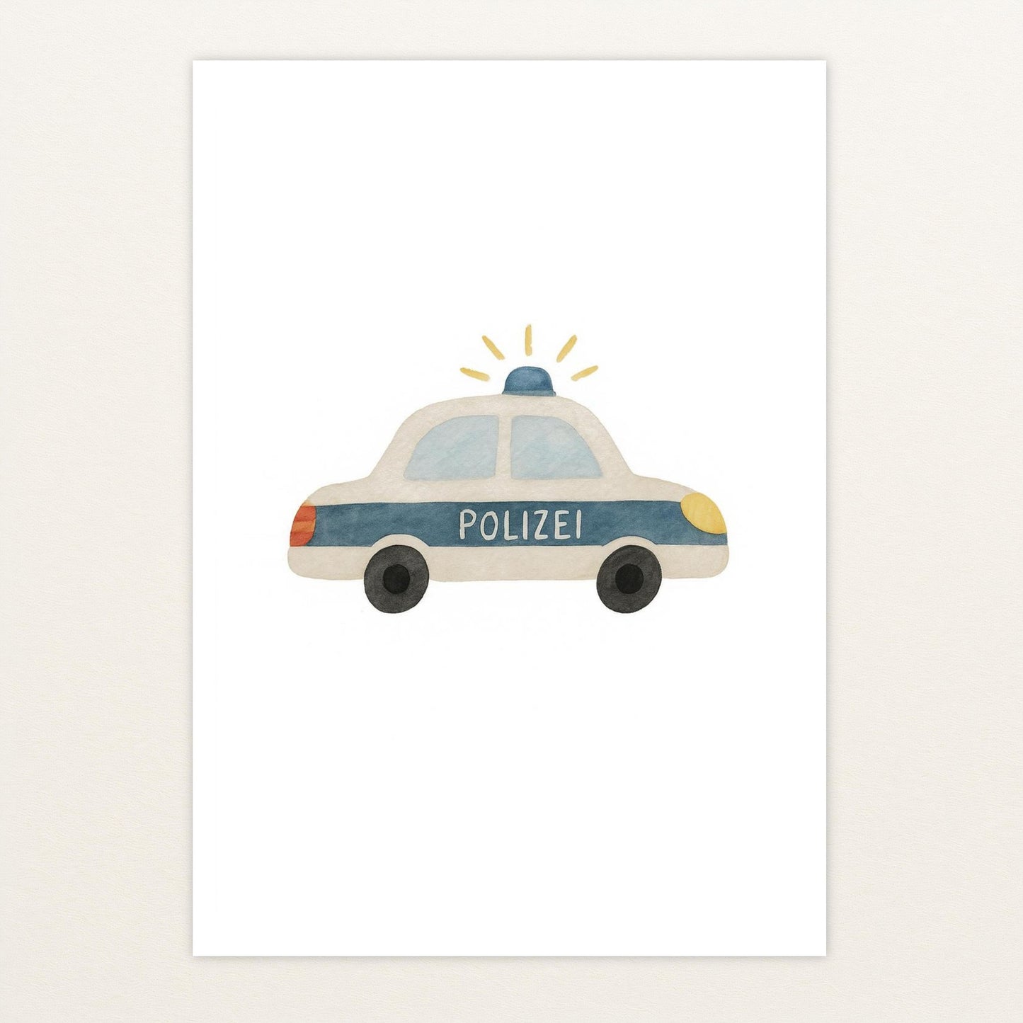 Polizei Poster von tinylearner