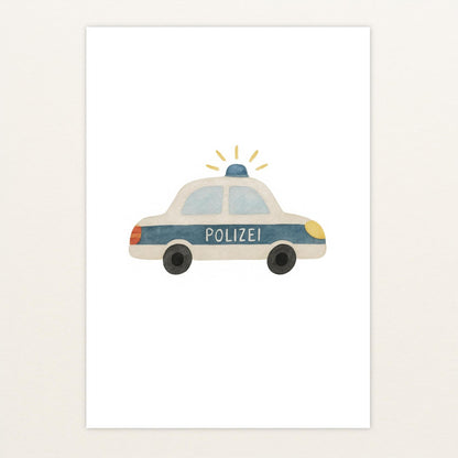 Polizei Poster von tinylearner