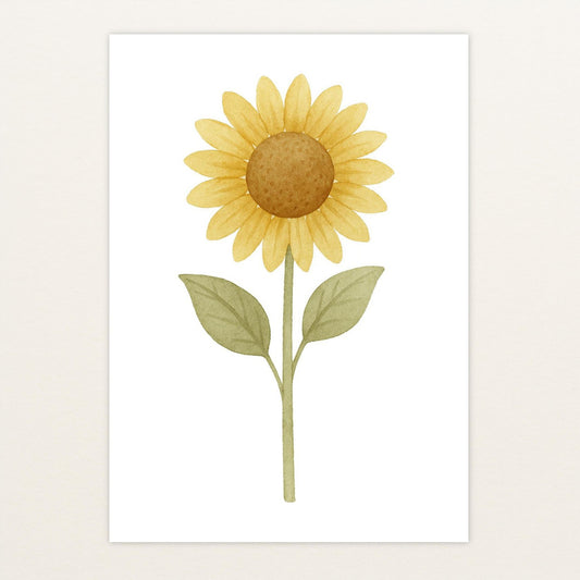 Sonnenblume Poster von tinylearner