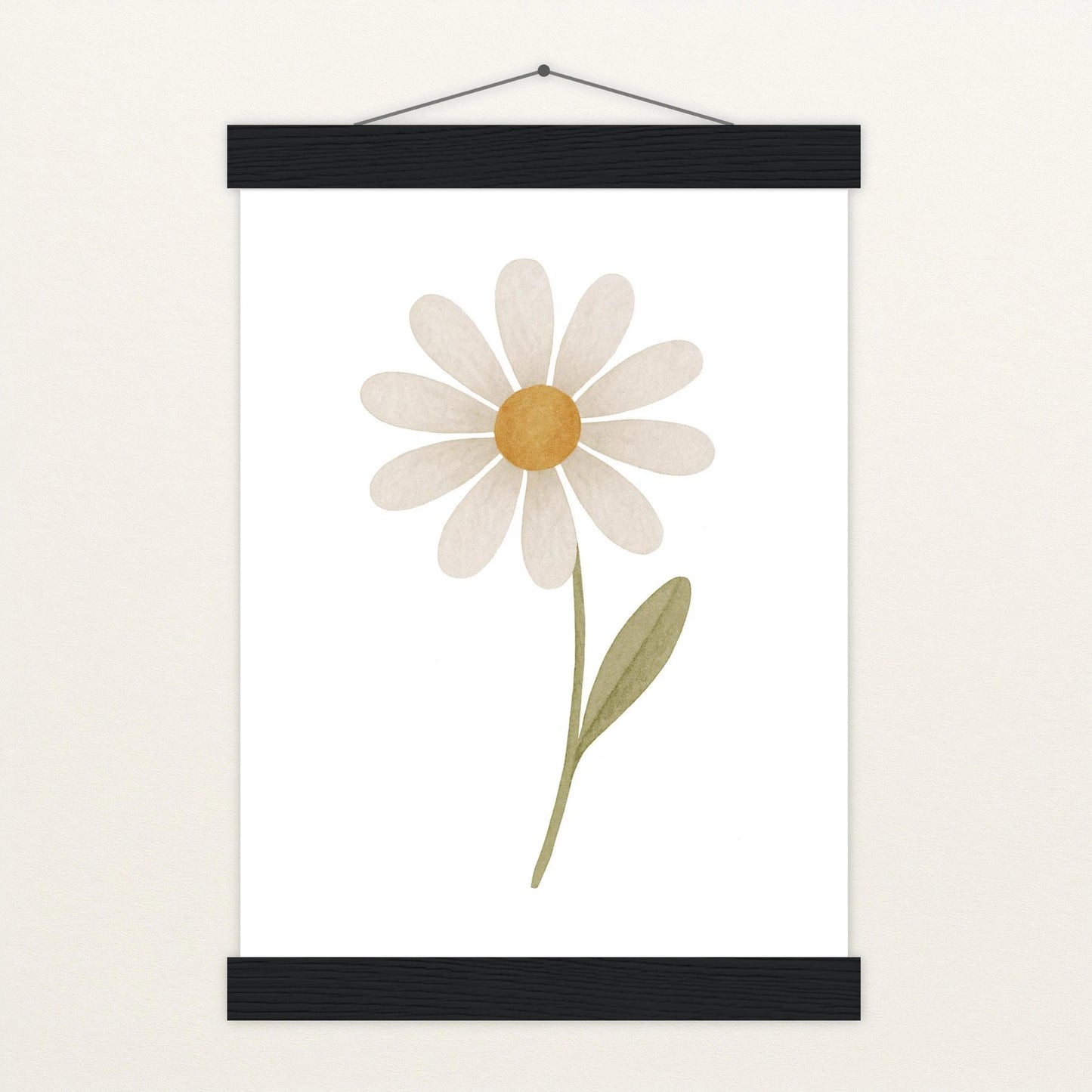 Gänseblümchen Poster mit Leisten von tinylearner