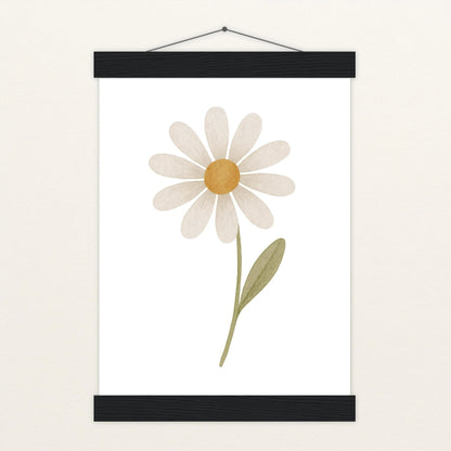 Gänseblümchen Poster mit Leisten von tinylearner