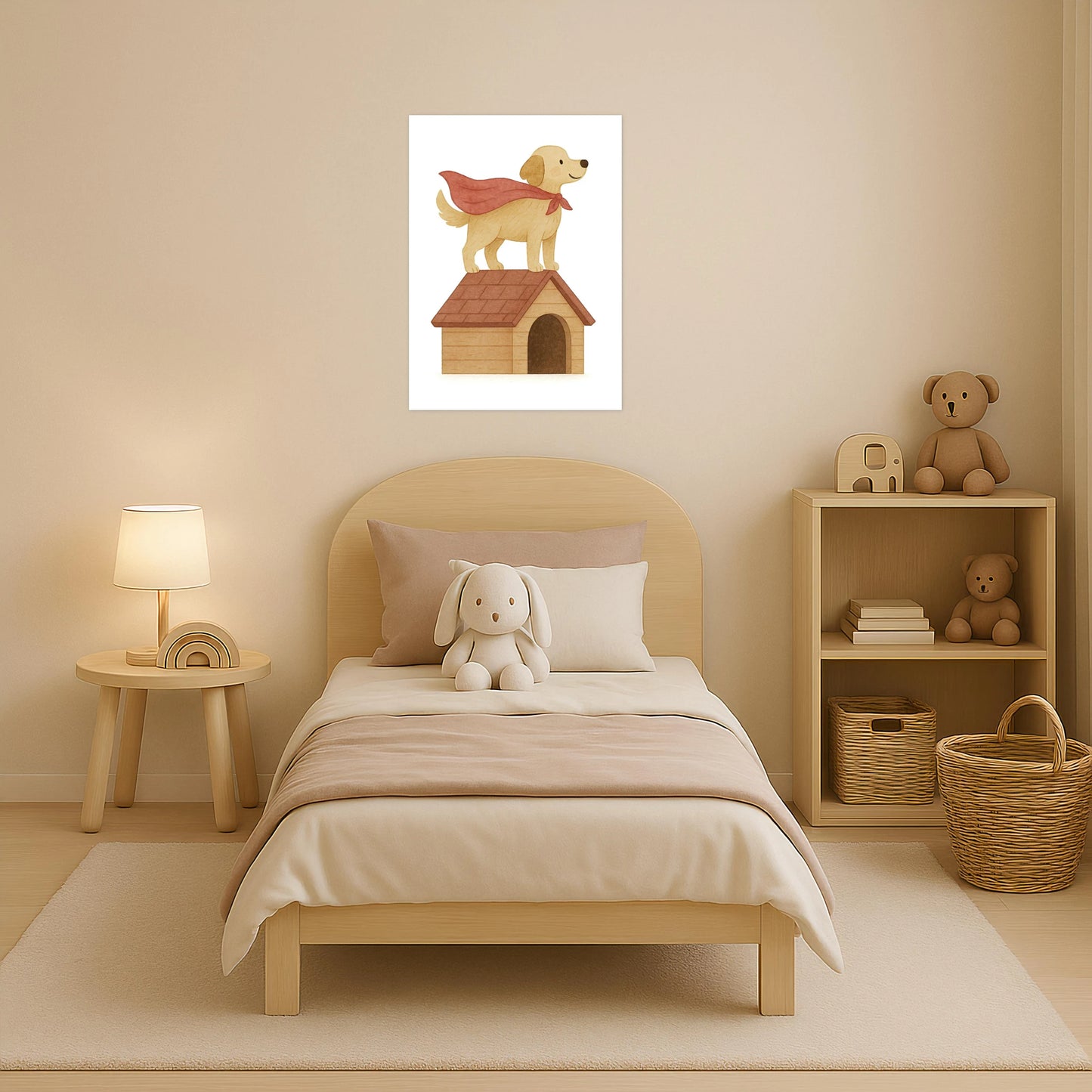 Hugo der Hund - Motiv: "Superheld" Poster von tinylearner