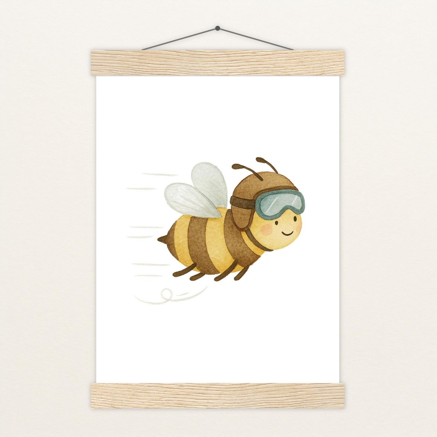 Bibi die Biene Poster mit Leisten von tinylearner