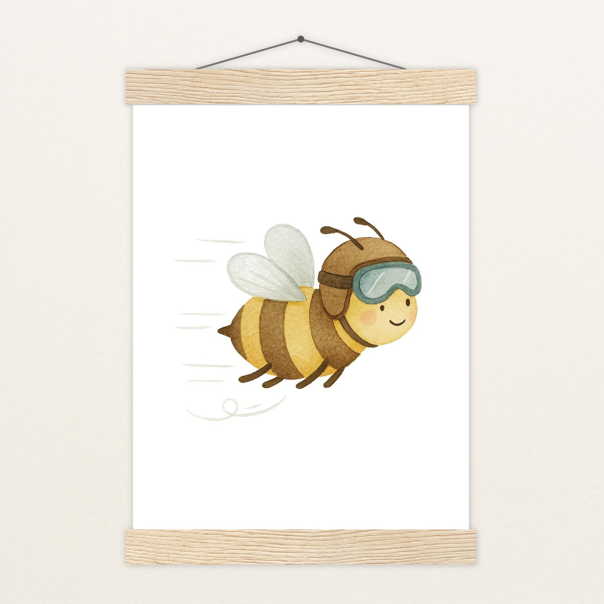 Bibi die Biene Poster mit Leisten von tinylearner