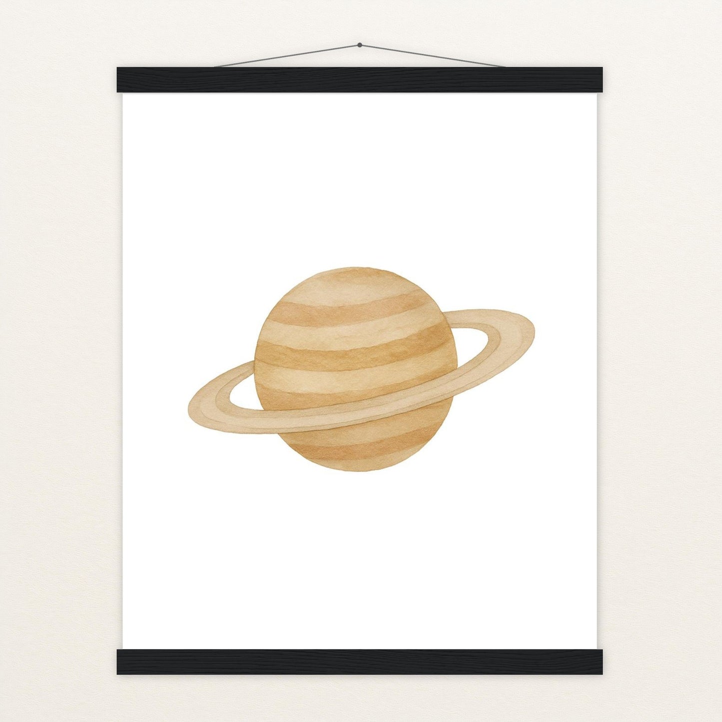 Saturn Poster mit Leisten von tinylearner
