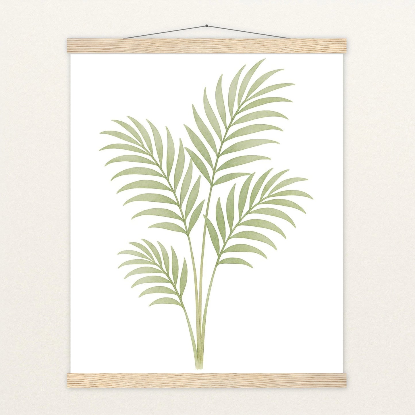 Howea-Blatt Poster mit Leisten von tinylearner