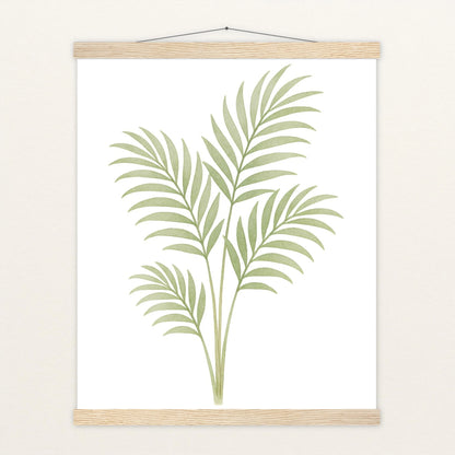 Howea-Blatt Poster mit Leisten von tinylearner
