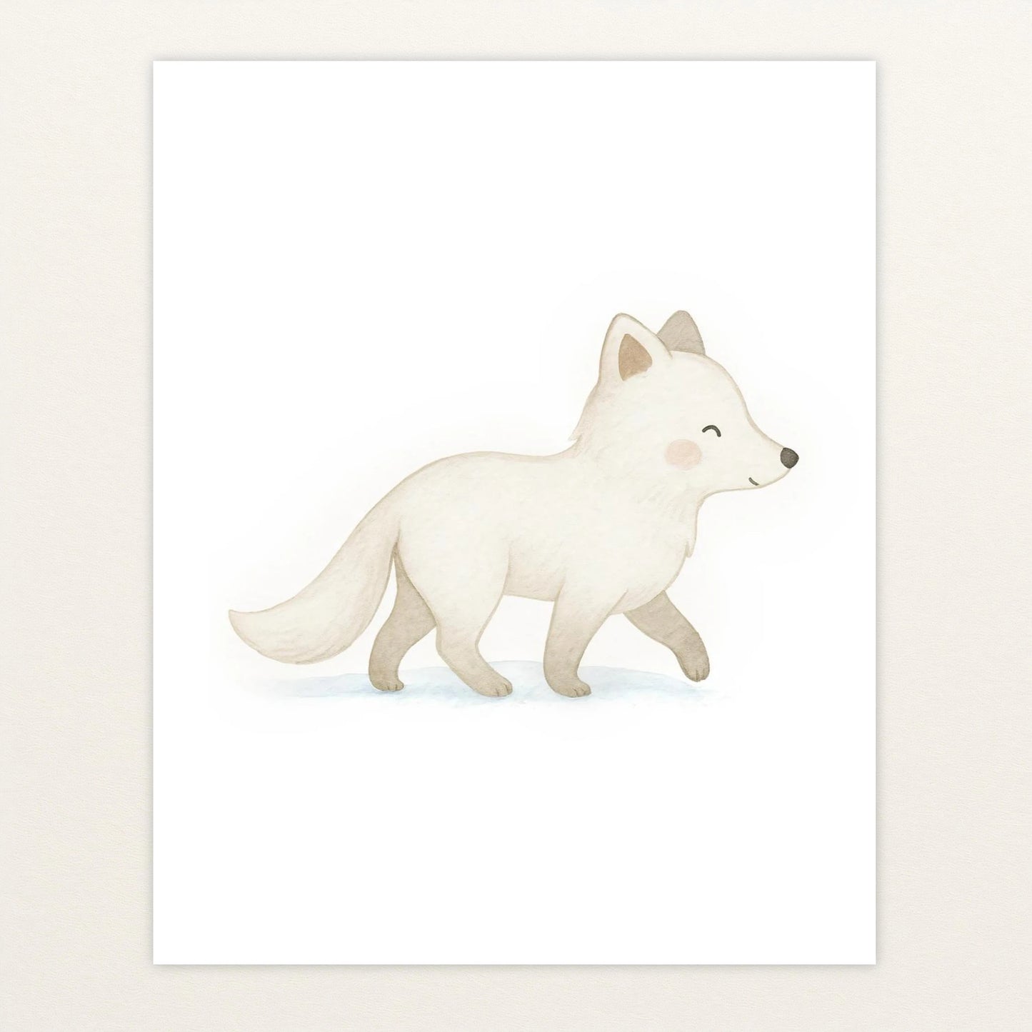 Pino der Polarfuchs Poster von tinylearner