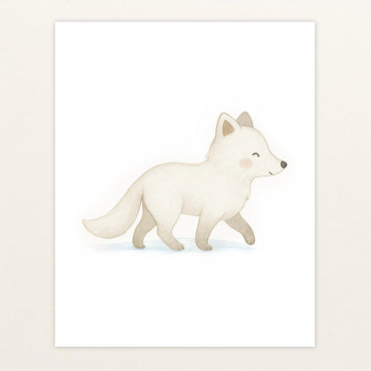 Pino der Polarfuchs Poster von tinylearner