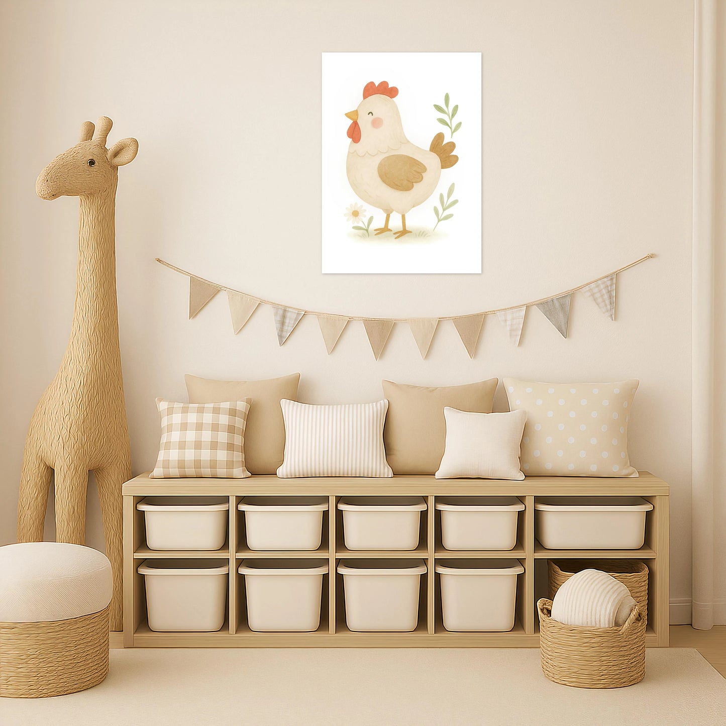 Hanni das Huhn Poster von tinylearner