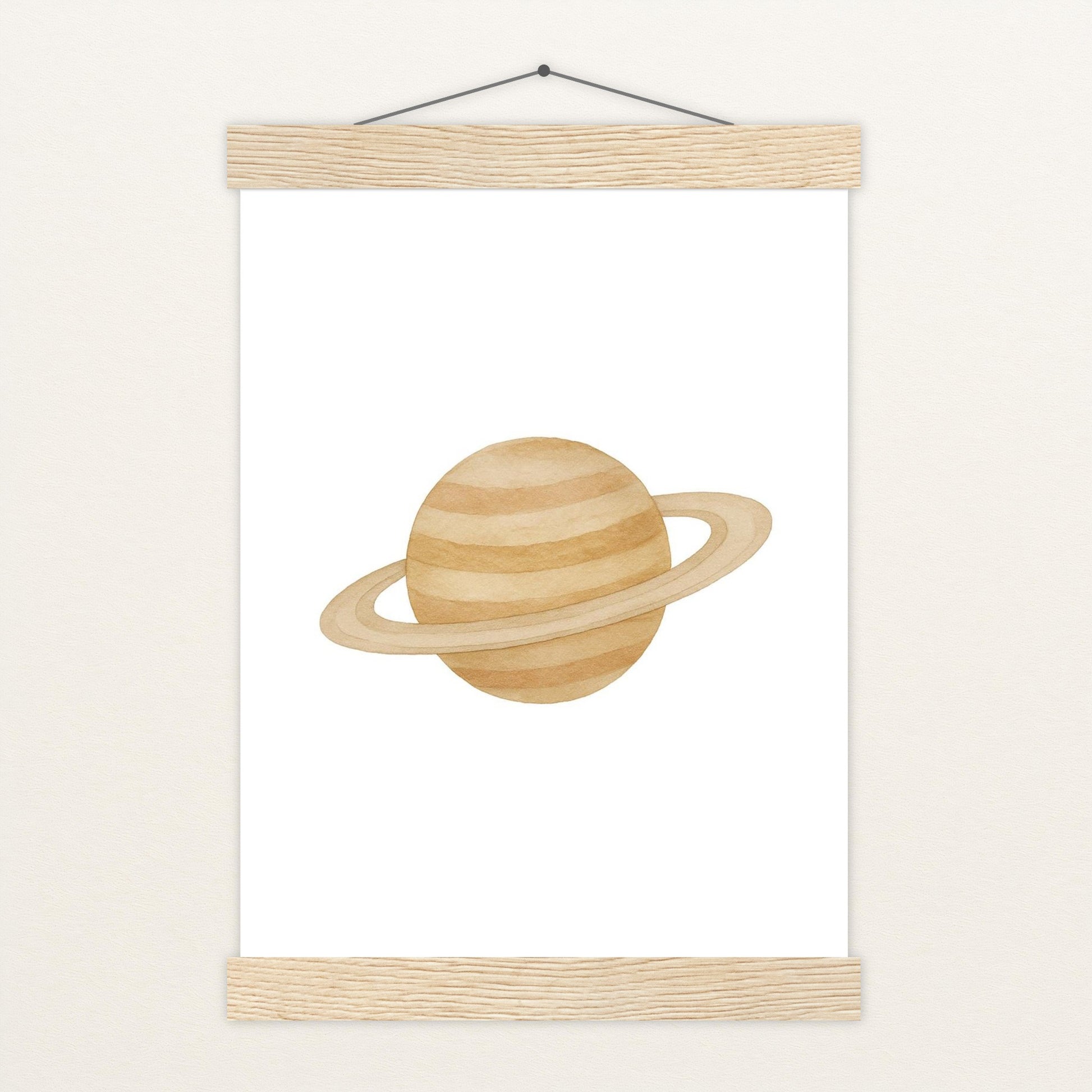Saturn Poster mit Leisten von tinylearner