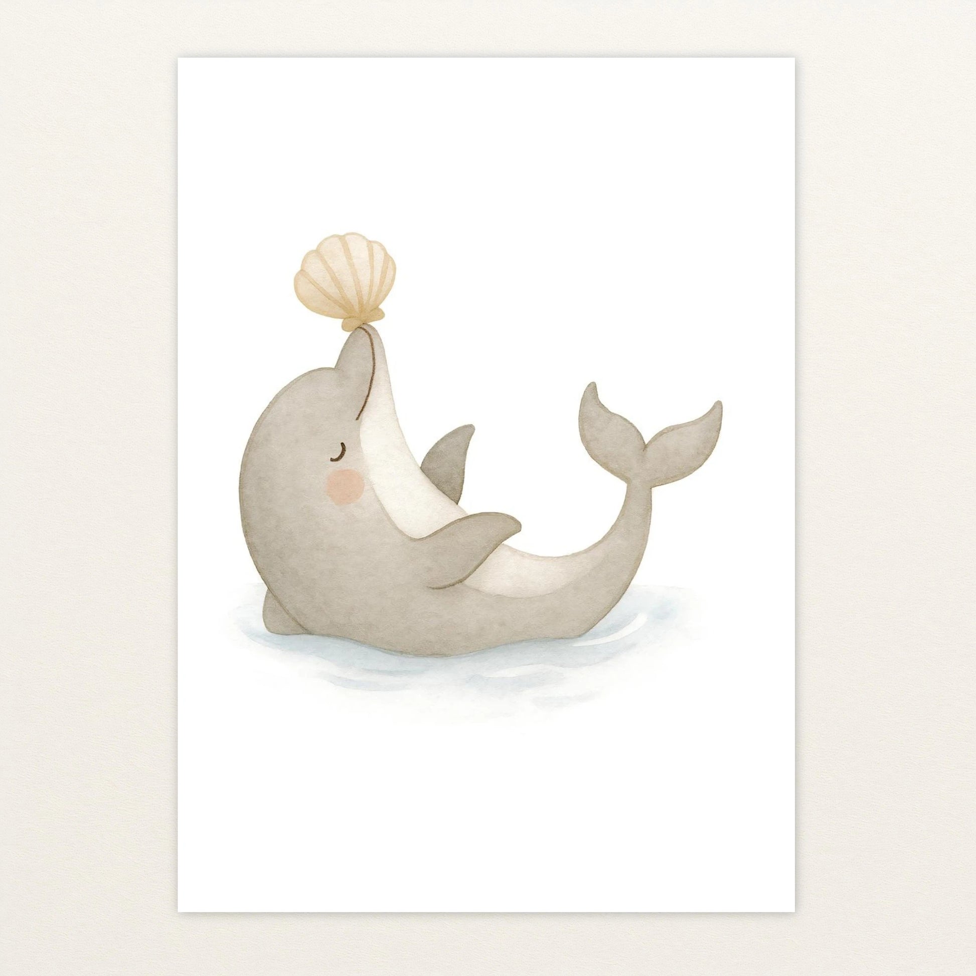 Dora der Delfin - Motiv: "Muschel" Poster von tinylearner