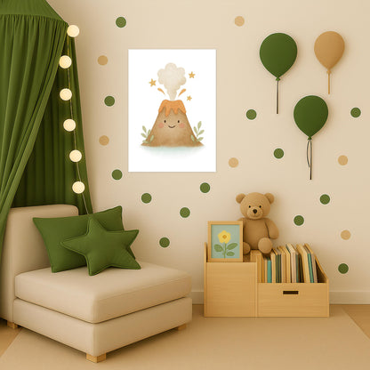 Vulkan Poster von tinylearner