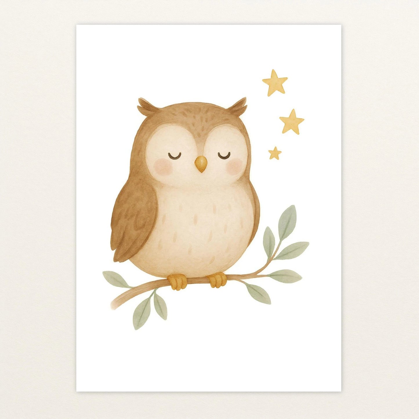 Emmi die Eule Poster von tinylearner