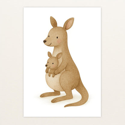 Kängu das Känguru Poster von tinylearner