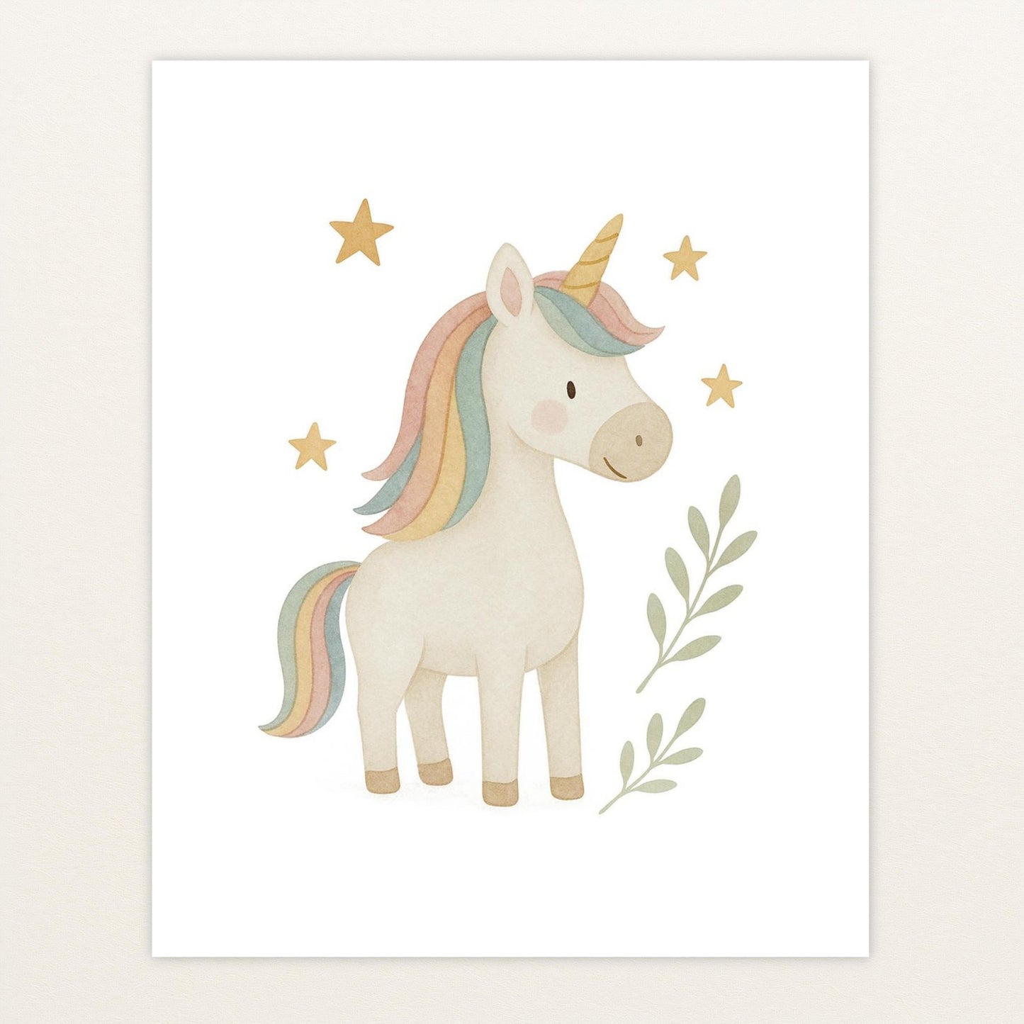 Luni das Einhorn Poster von tinylearner