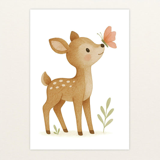 Ria das Reh - Motiv: "Schmetterling" Poster von tinylearner