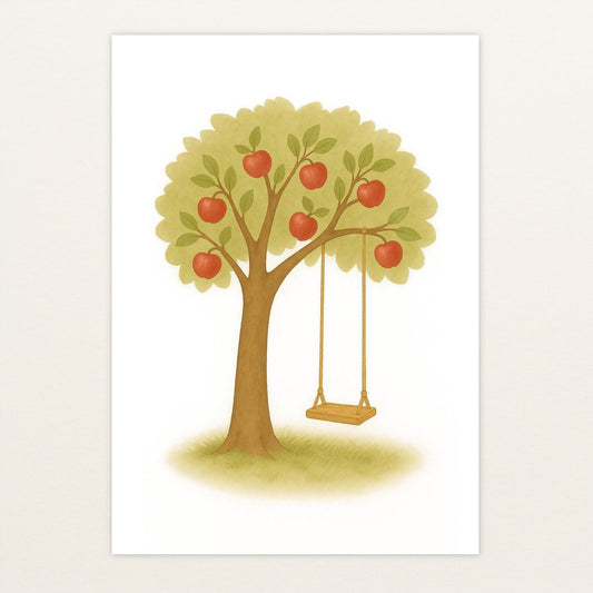 Apfelbaum Poster von tinylearner