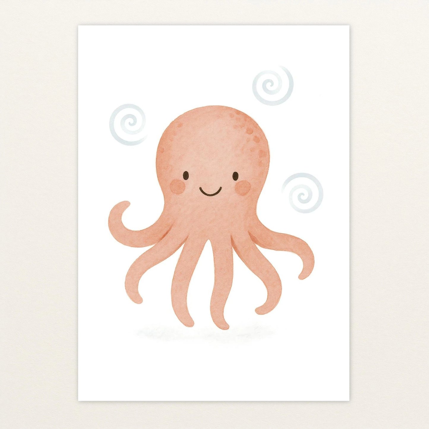 Tilli der Tintenfisch Poster von tinylearner