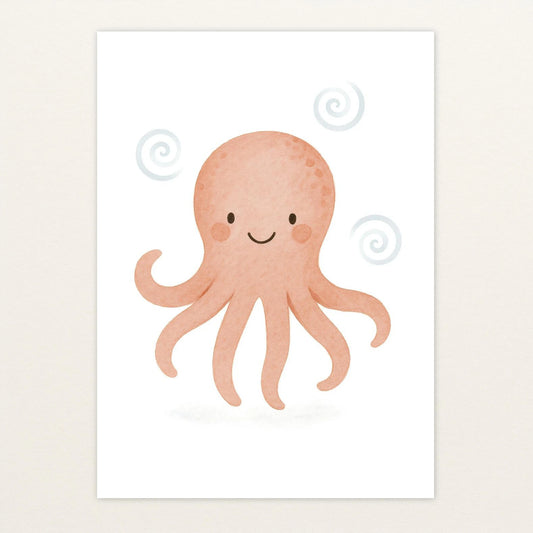 Tilli der Tintenfisch Poster von tinylearner