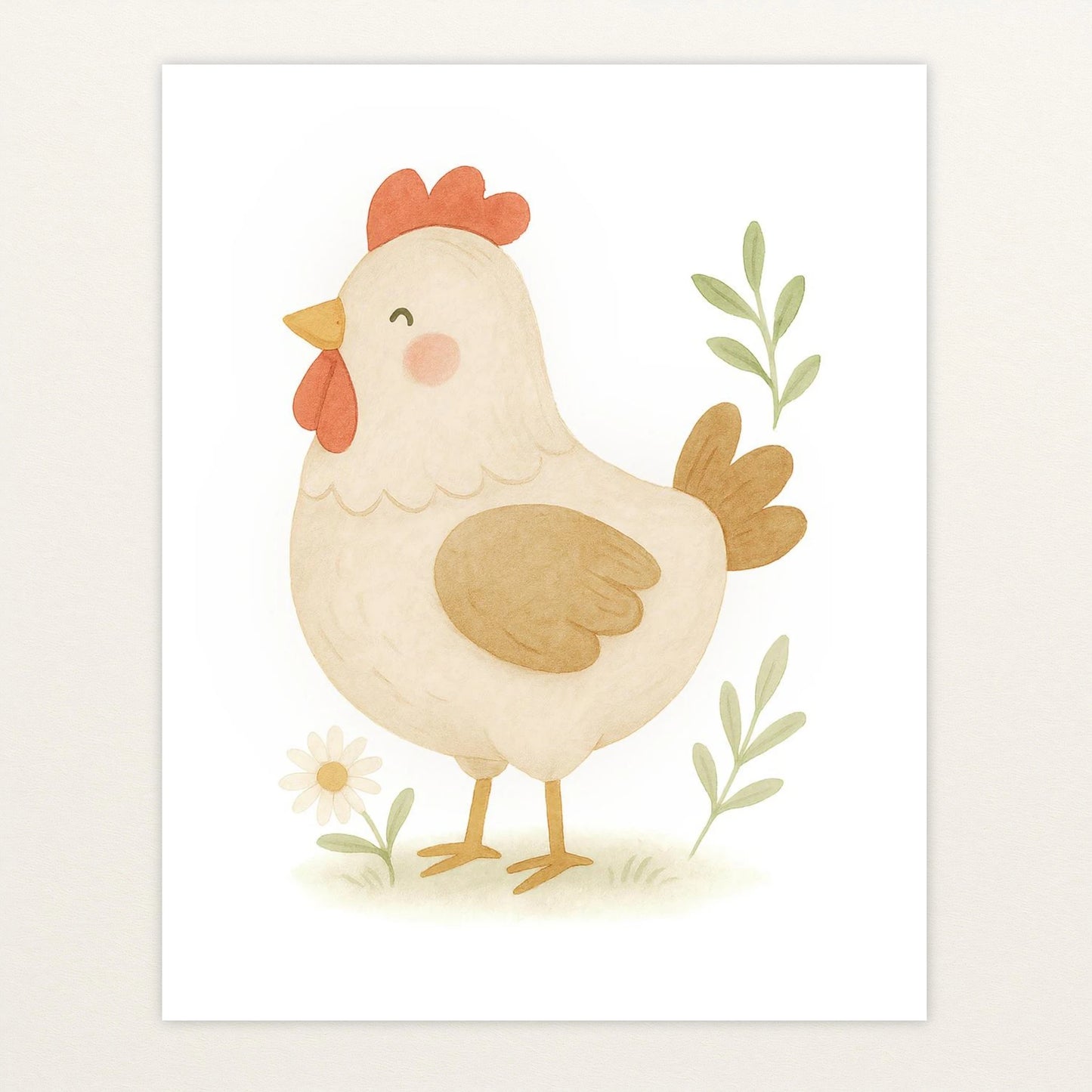 Hanni das Huhn Poster von tinylearner