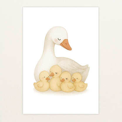 Gusi die Gans - Motiv: "Familie" Poster von tinylearner