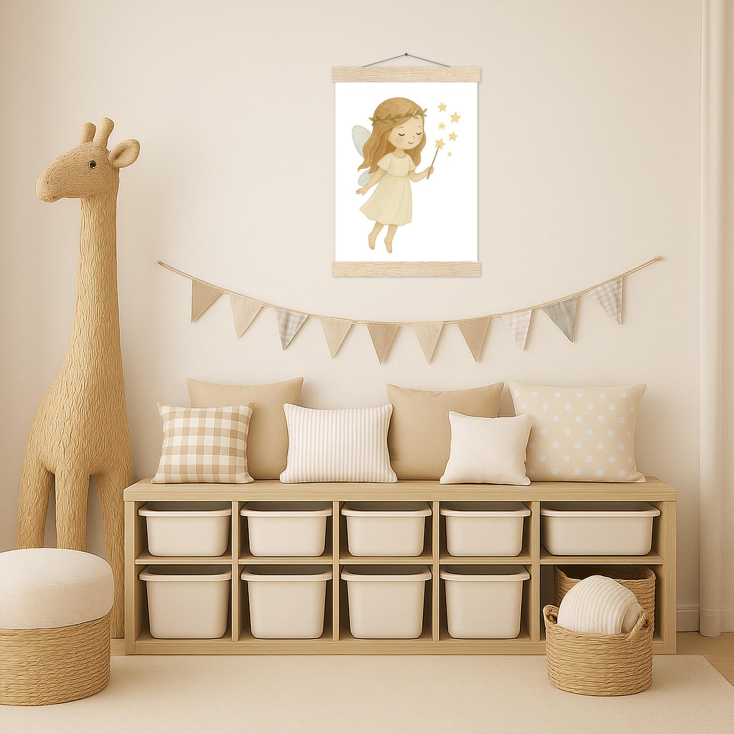 Fina die Fee Poster mit Leisten von tinylearner