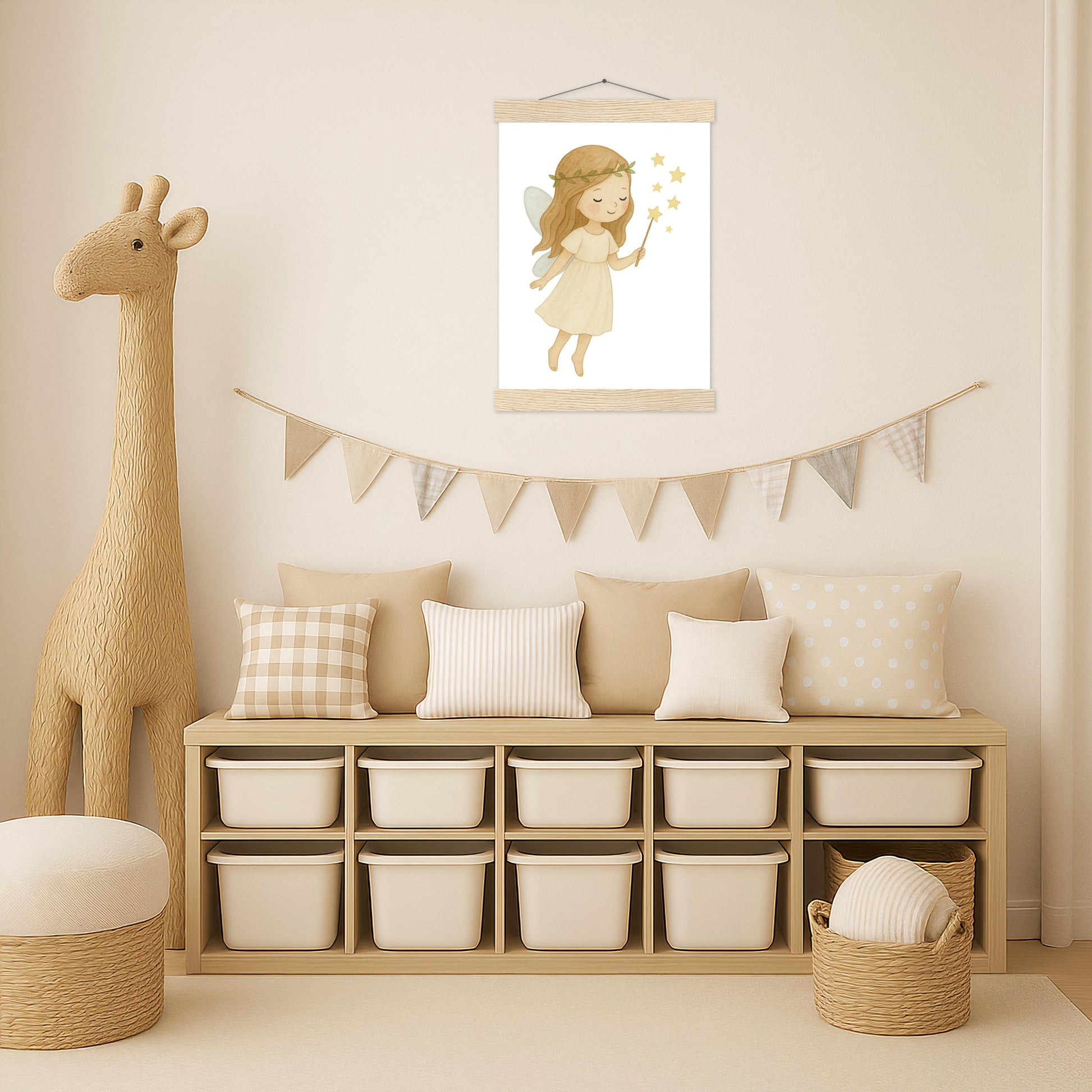 Fina die Fee Poster mit Leisten von tinylearner