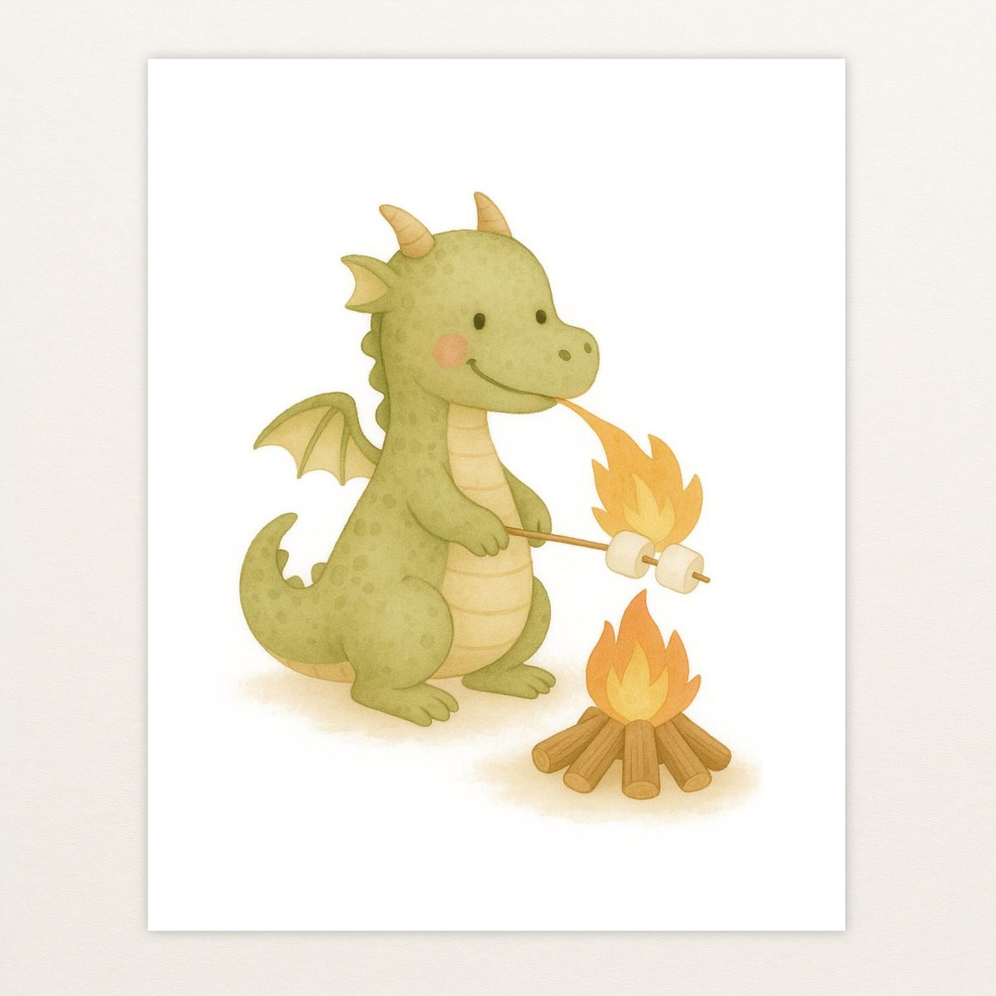 Drax der Drache - Motiv: "Marshmallows" Poster von tinylearner
