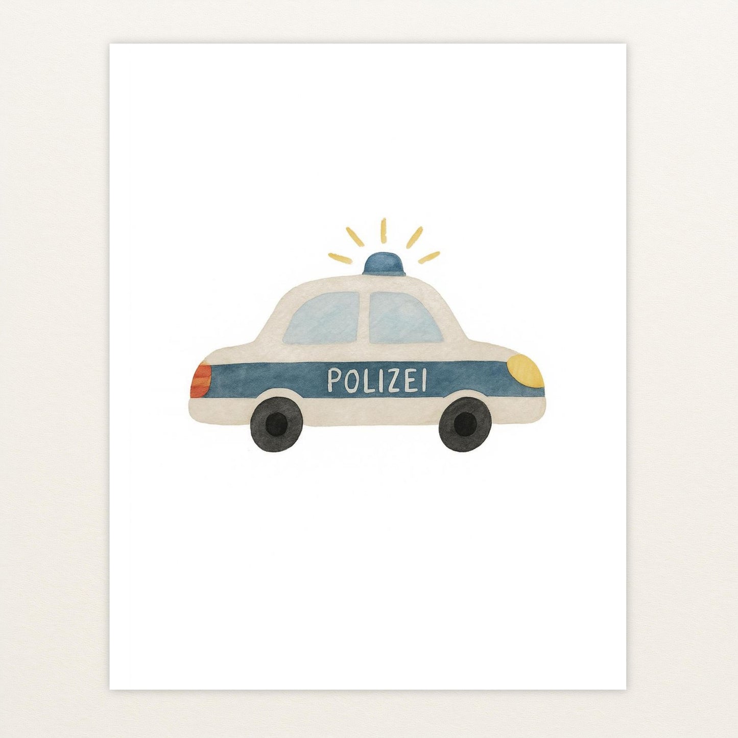 Polizei Poster von tinylearner