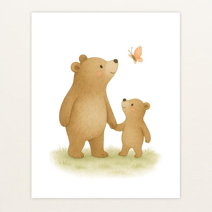 Balu der Bär - Motiv: "Schmetterling" Poster von tinylearner