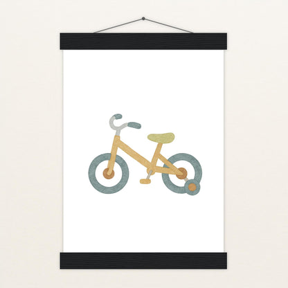 Fahrrad Poster mit Leisten von tinylearner