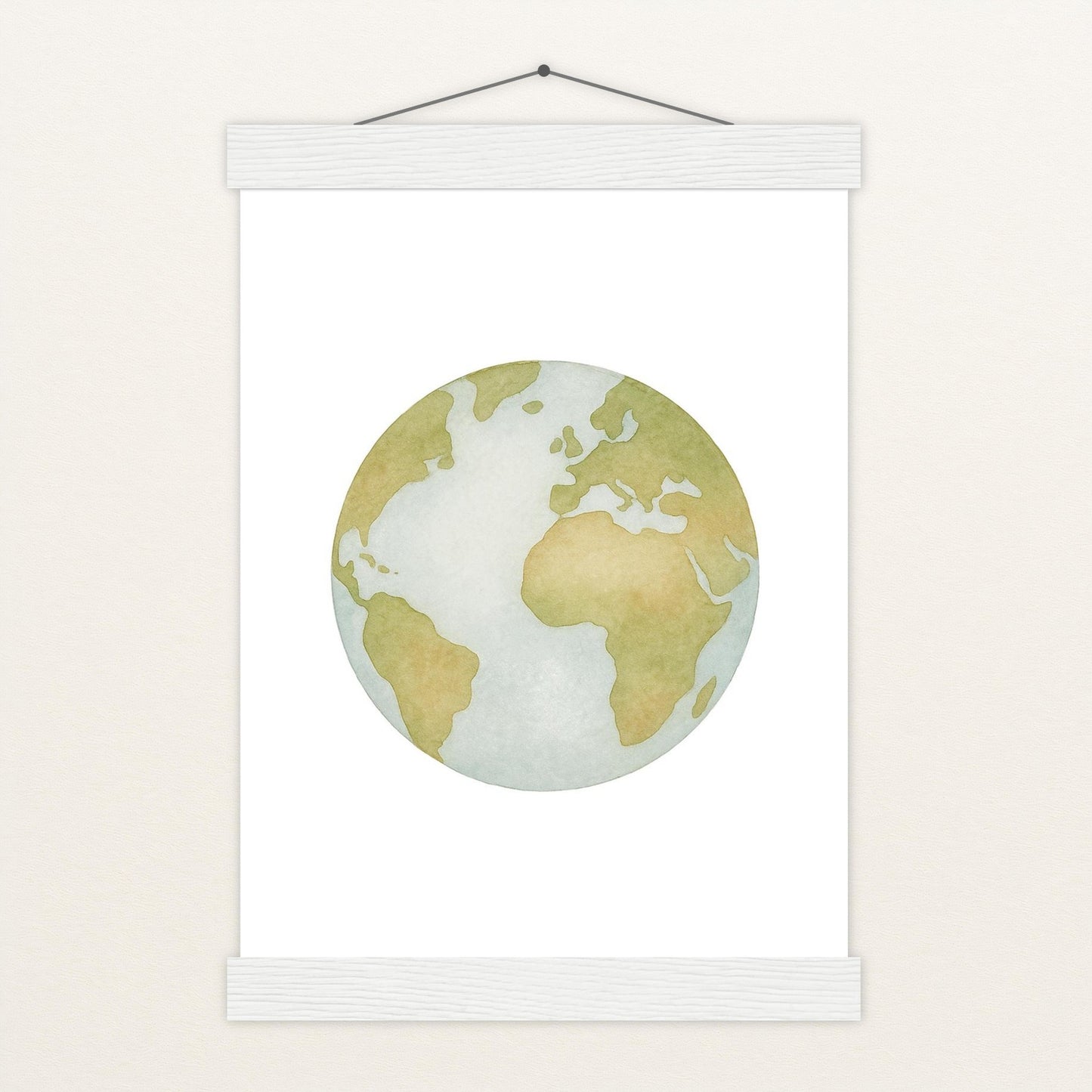 Erde Poster mit Leisten von tinylearner