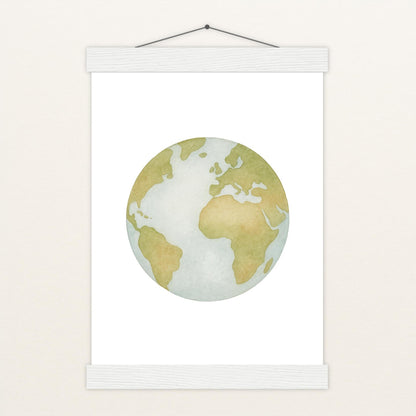 Erde Poster mit Leisten von tinylearner