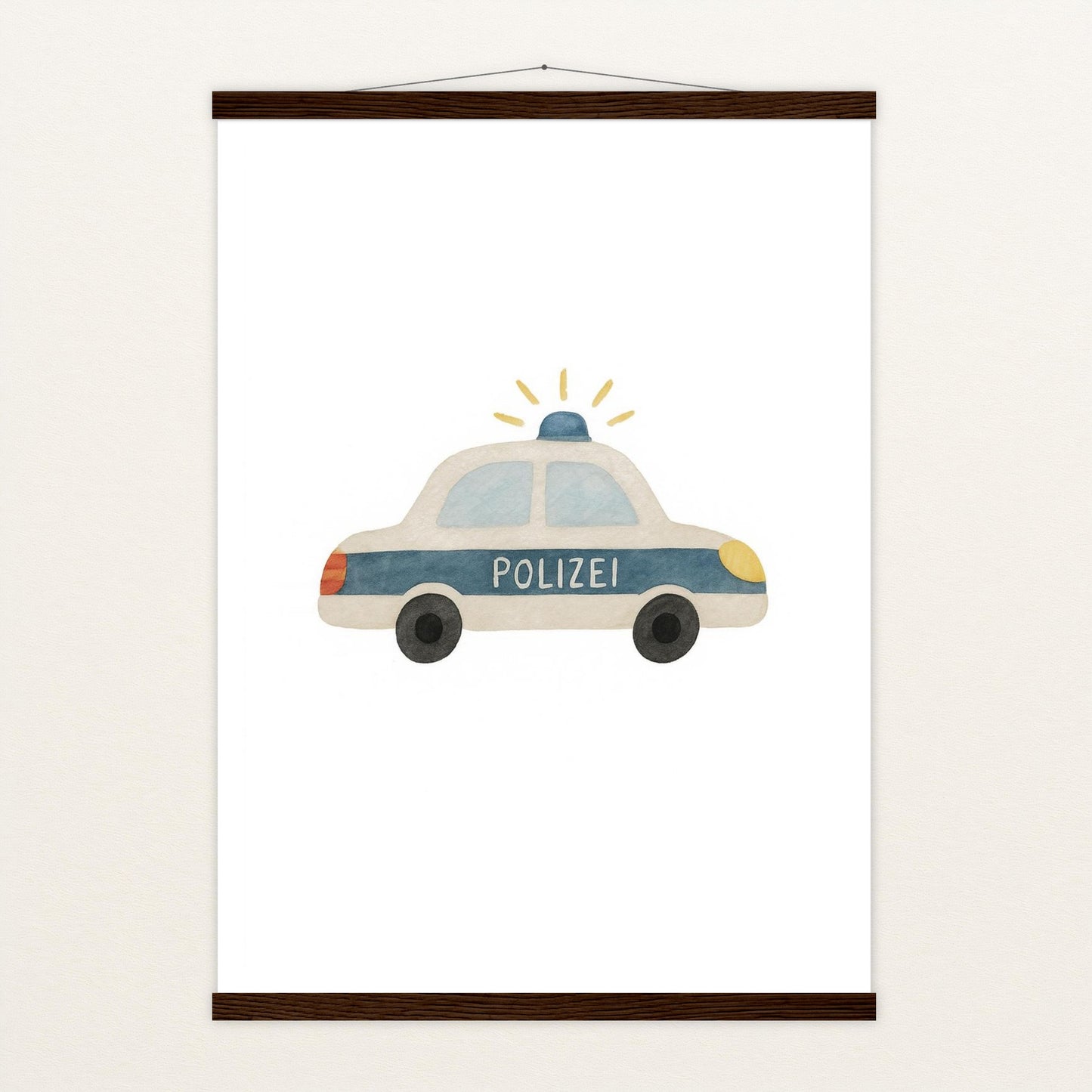 Polizei Poster mit Leisten von tinylearner