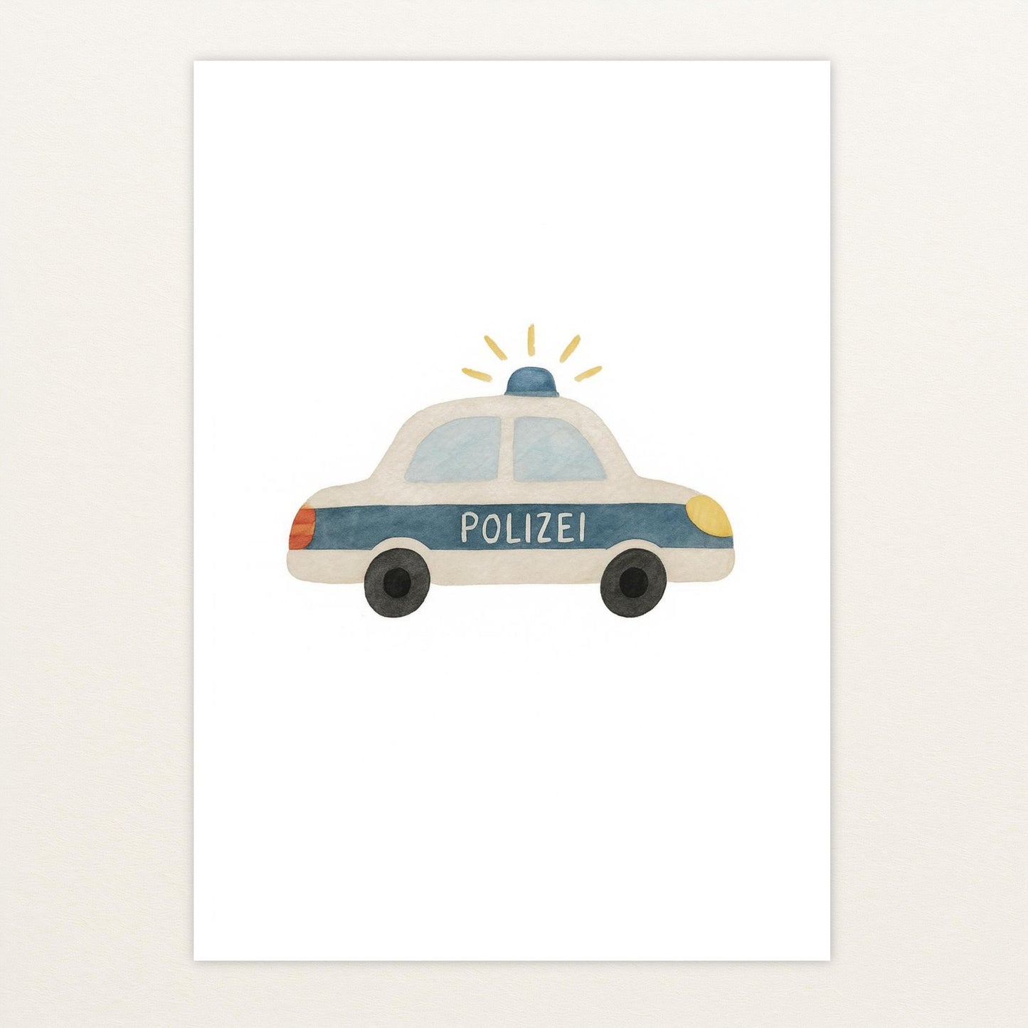 Polizei Poster von tinylearner
