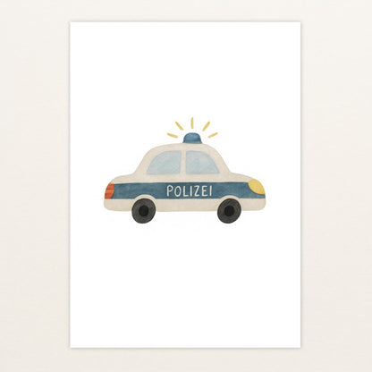 Polizei Poster von tinylearner