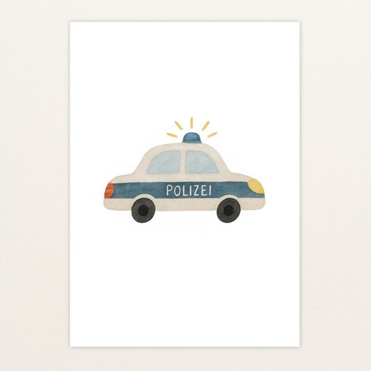 Polizei Poster von tinylearner