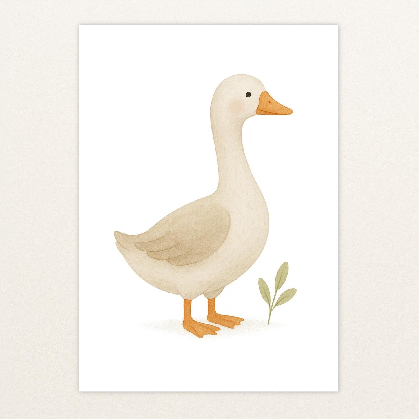 Gusi die Gans Poster von tinylearner